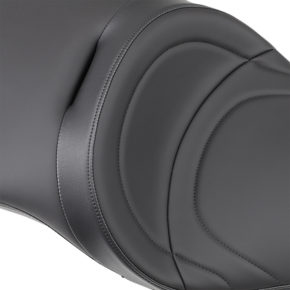 DRAG SPECIALTIES LOW-PROFILE TOURING SEAT with mild stitching for Victory motorcycles 2010-2015, model 0810-1540.