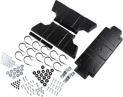 Moose Offroad UTV roof three-piece set, durable offroad protection for UTV vehicles, shown assembled on a utility terrain vehicle.