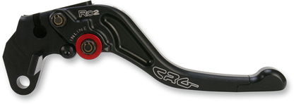 Black CRG RC2 Shorty Clutch Lever with ergonomic design for motorcycle control, part number 2AN-611-H-B.
