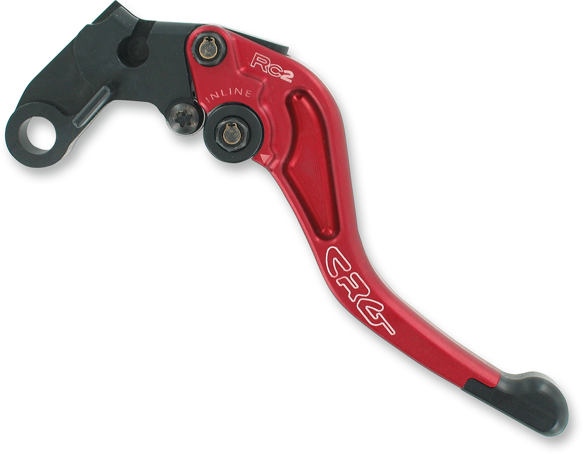 CRG RC2 Shorty Clutch Lever - Red, Part Number 2AN-614-H-R