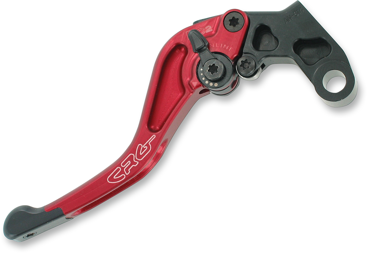 CRG RC2 Shorty Clutch Lever - Red, Part Number 2AN-614-H-R