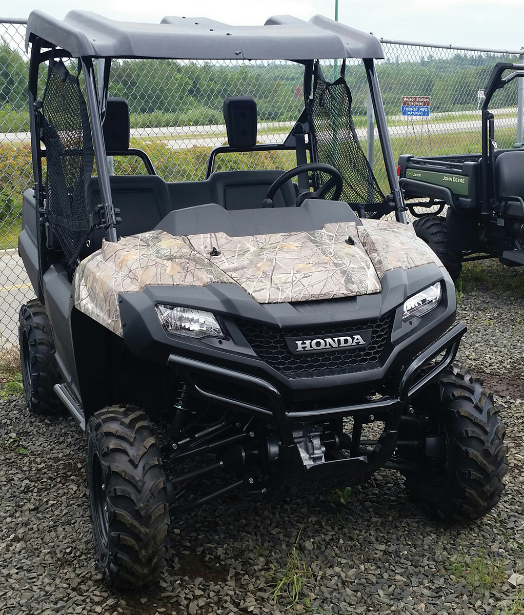 Moose Offroad UTV roof with molded-in cargo tray and drainage system, designed for off-road utility vehicles.
