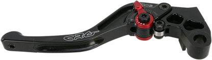 Black CRG RC2 Shorty clutch lever with 2AN-641-H-B model number, designed for motorcycle control and easy grip.