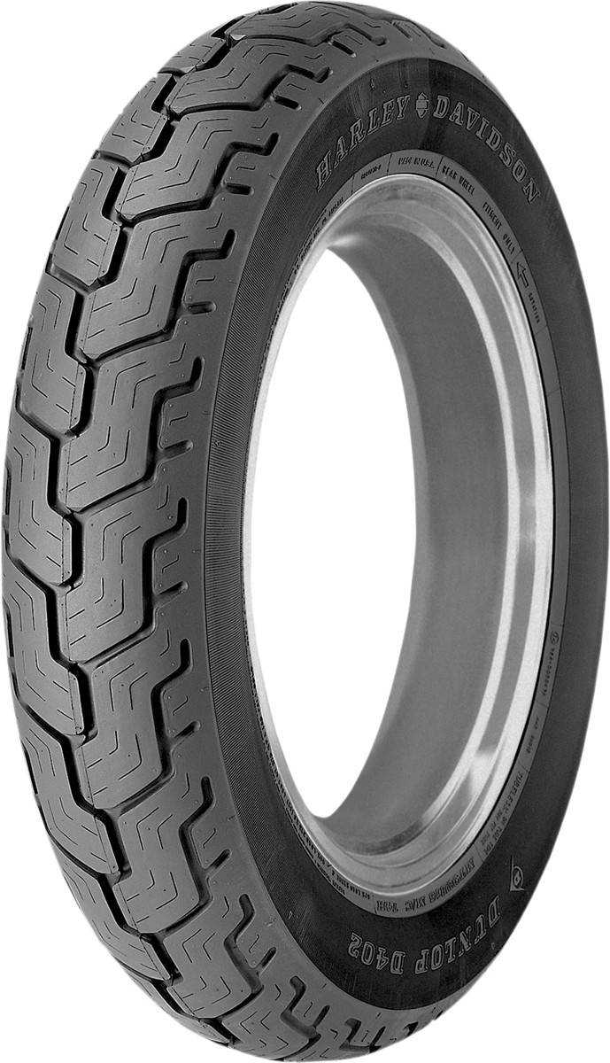 DUNLOP, Dunlop D401 Front Motorcycle Tire 90/90-19 for Harley-Davidson with Cruiser Tread Pattern