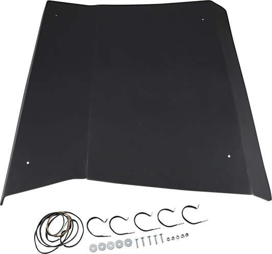 Moose Offroad UTV roof made of one-piece polyethylene with UV stabilizers, designed for off-road durability and protection
