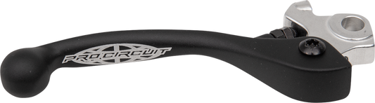 Black forged brake lever for motorcycle, PRO CIRCUIT brand, model PCBL03-01-017, shown in close-up view.