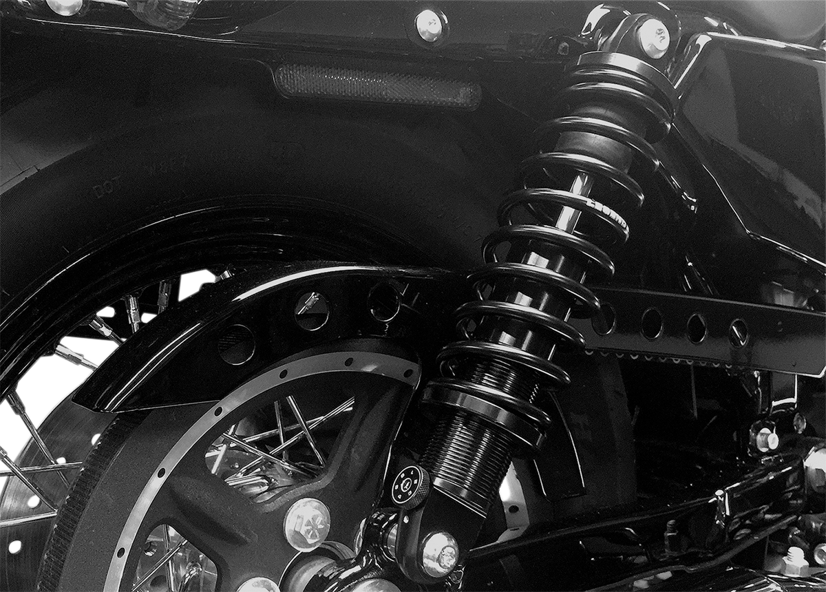 Legend Suspension REVO-A adjustable XL coil suspension in black, 12-inch length, featuring robust construction and coil design.