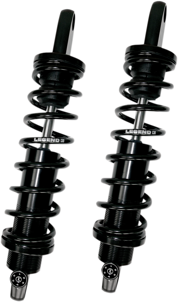 Legend Suspension REVO-A adjustable XL coil suspension, 12-inch black coil spring for off-road vehicles.