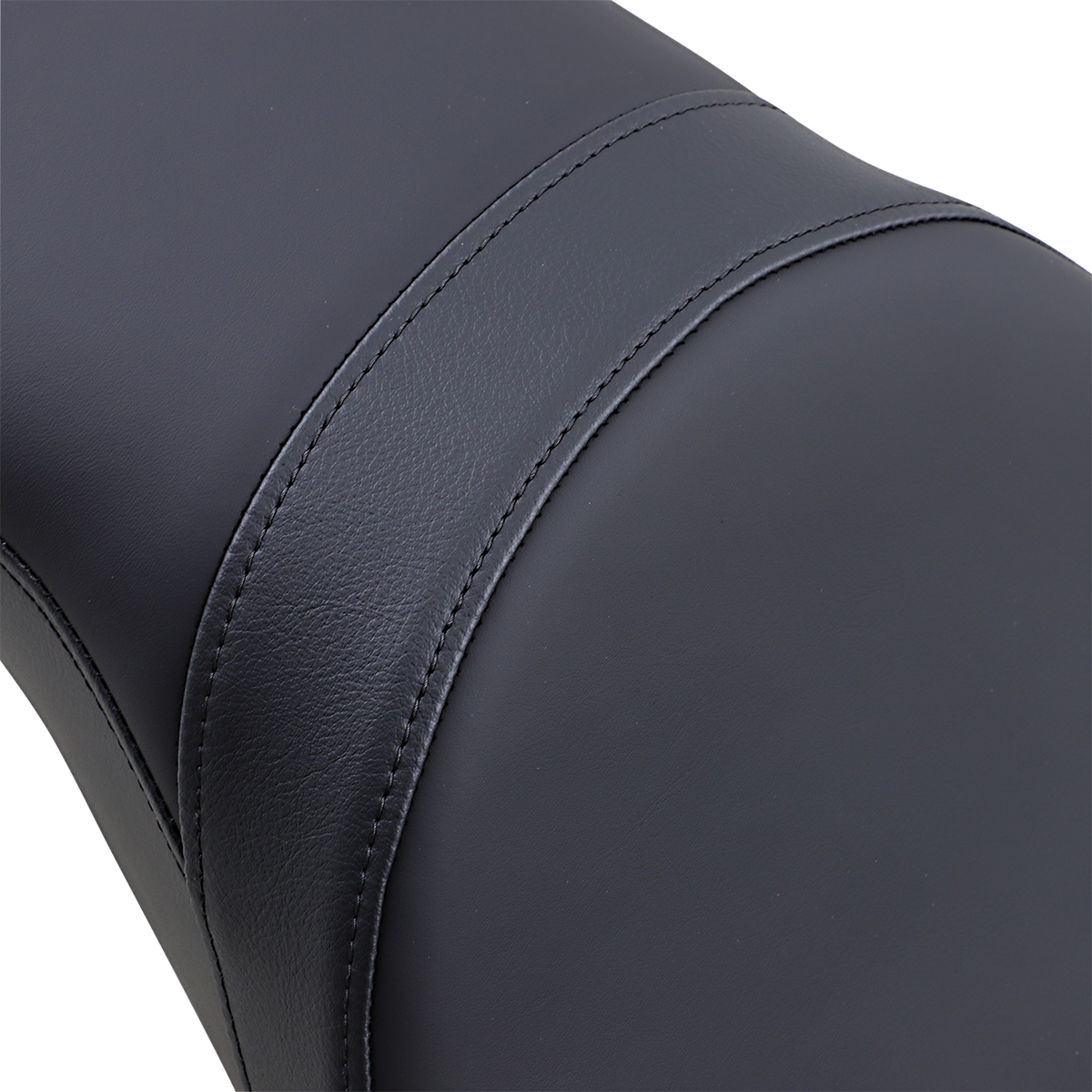 Drag Specialties Predator 2-up seat for Harley FXS/FLS 2011-2017, motorcycle seat with contoured design and durable upholstery.