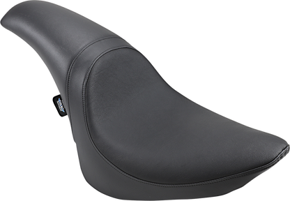 Smooth Predator Seat by Drag Specialties for Harley FLST/FXST 1984-1999, featuring a sleek design and durable construction.