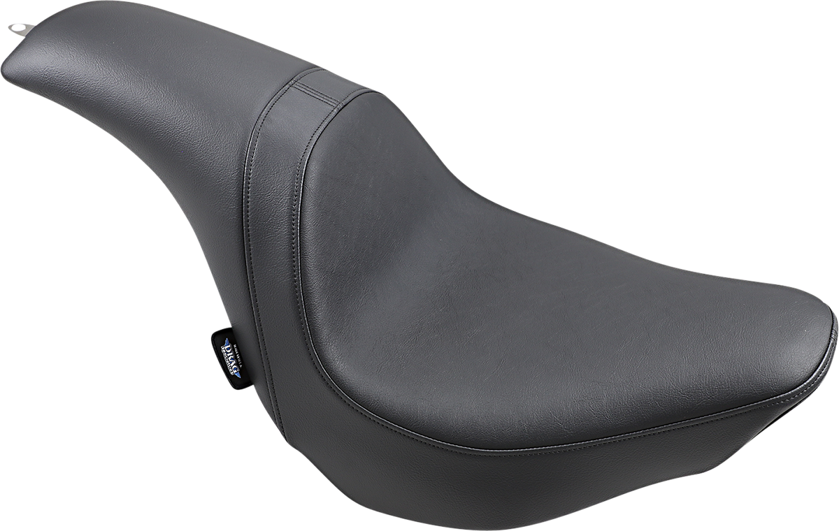 Drag Specialties Predator Seat for Harley FL/FX 2018-2025, vinyl smooth finish motorcycle seat, part number 0802-1181.