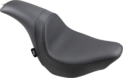 Drag Specialties Predator Seat for Harley FL/FX 2018-2025, vinyl smooth finish motorcycle seat, part number 0802-1181.
