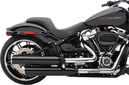 Drag Specialties Predator motorcycle seat for FXBR/S '18-'20 with smooth vinyl, designed for comfortable riding.