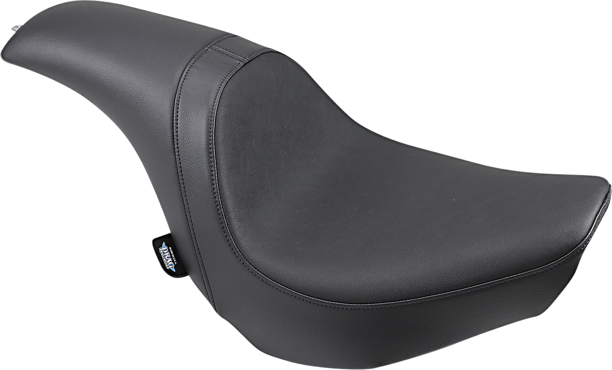 Drag Specialties Predator Seat for FXBR/S 2018-2020 with smooth vinyl, motorcycle seat designed for comfort and style.