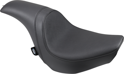Drag Specialties Predator Seat for FXBR/S 2018-2020 with smooth vinyl, motorcycle seat designed for comfort and style.