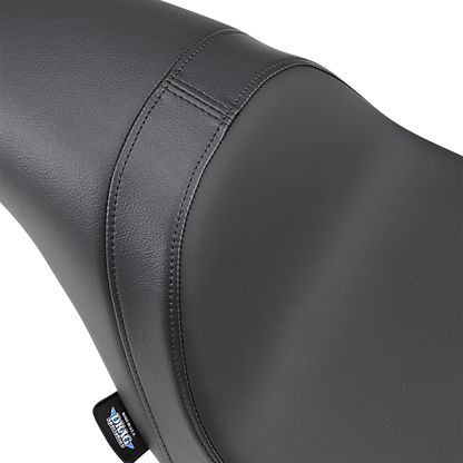 DRAG SPECIALTIES SEATS Predator Seat in smooth solar leather for FXBR/S 2018-2020 motorcycle, part no. 0802-1265.