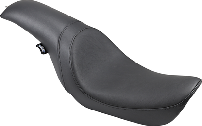 Drag Specialties Predator Seat for Dyna '06-'17, smooth finish motorcycle seat with sleek design and comfortable padding.