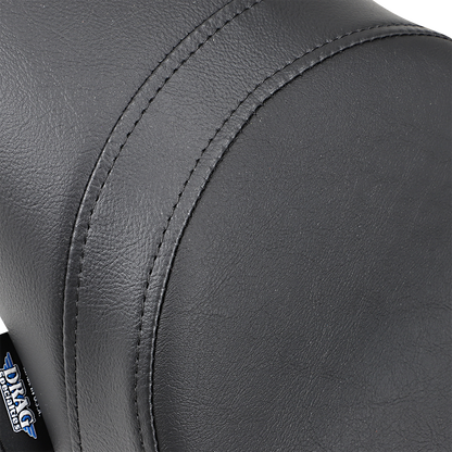 Drag Specialties Predator Seat for Harley XL 1982-2003, black motorcycle seat with textured surface and ergonomic design.