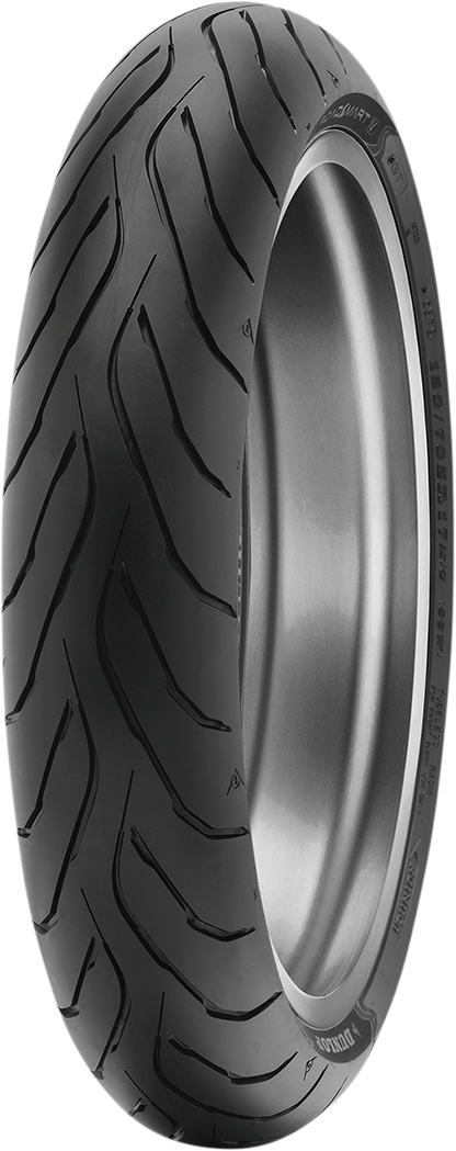 DUNLOP Sportmax Roadsmart IV front motorcycle tire 120/70ZR18 with tread pattern and sidewall details, part number 45253307.