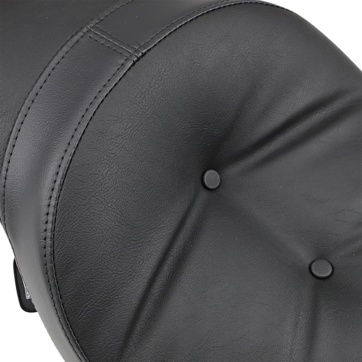 Low profile touring seat pillow for Harley XL '82-'03 by Drag Specialties Seats, showing the padded, contoured seat cushion.