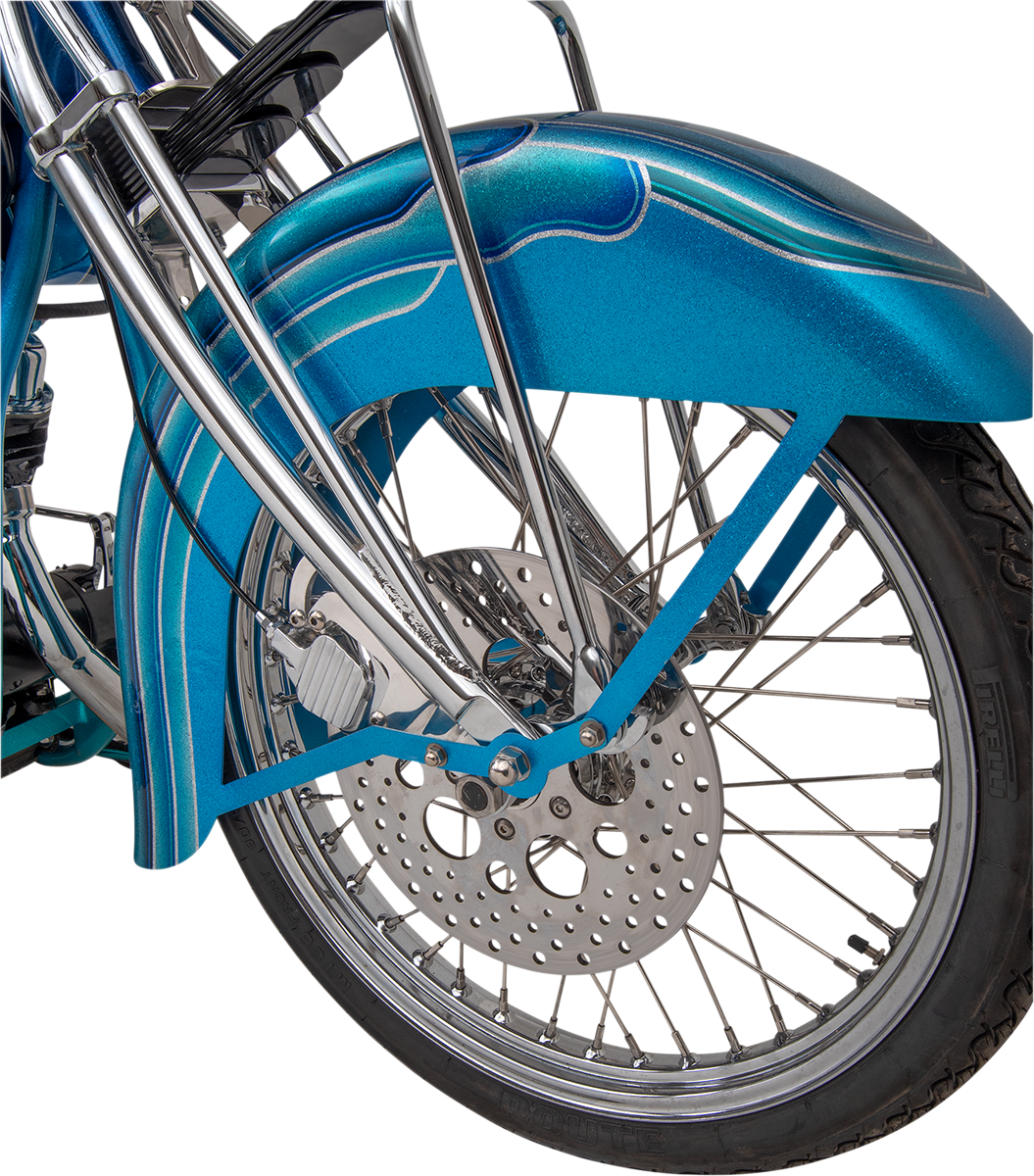 DRAG SPECIALTIES 11.5-inch Front Drilled Brake Rotor for Harley-Davidson 060176ASP-BC648