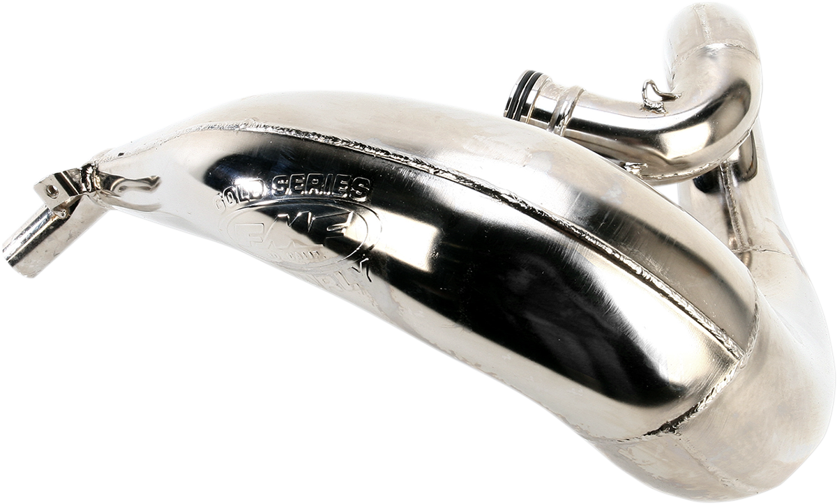 FMF Gnarly Pipe 025131 off-road motorcycle exhaust for 200cc to 500cc 2-stroke bikes, shown in the image.