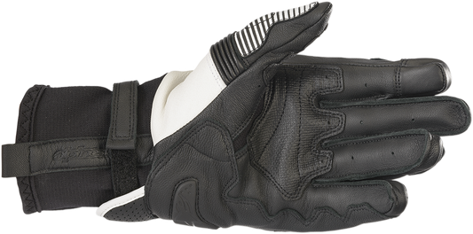 ALPINESTARS, Alpinestars GPX V2 Gloves Black/White 3XL – Enhanced Rider Comfort and Protection