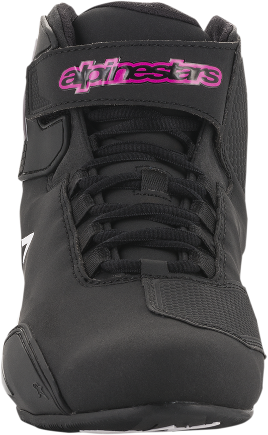 Alpinestars Stella Sektor women's shoes in black and pink with sporty design and lace-up closure.