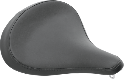 DRAG SPECIALTIES SEATS large black spring solo motorcycle seat with solar-reflective leather and part number 0806-0052.