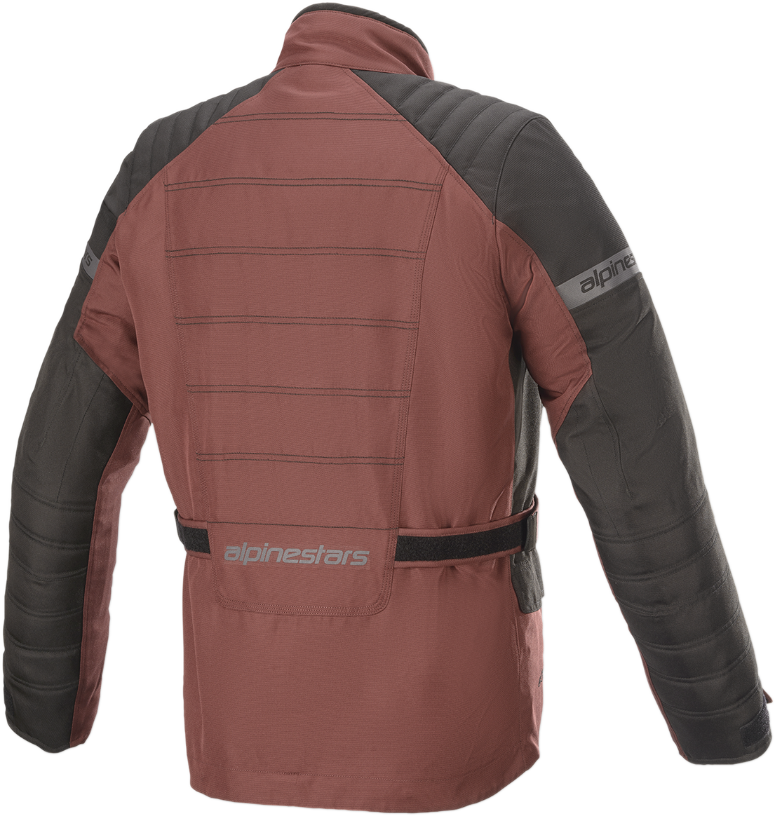 Alpinestars Gravity Drystar® motorcycle jacket in brown, medium size, featuring durable construction and protective design.