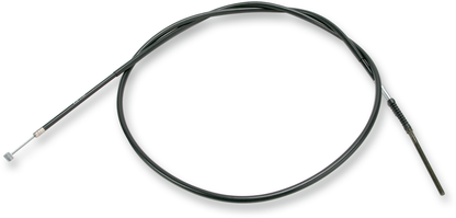 Parts Unlimited black vinyl rear brake cable for Honda motorcycles, featuring durable construction and precise fit.
