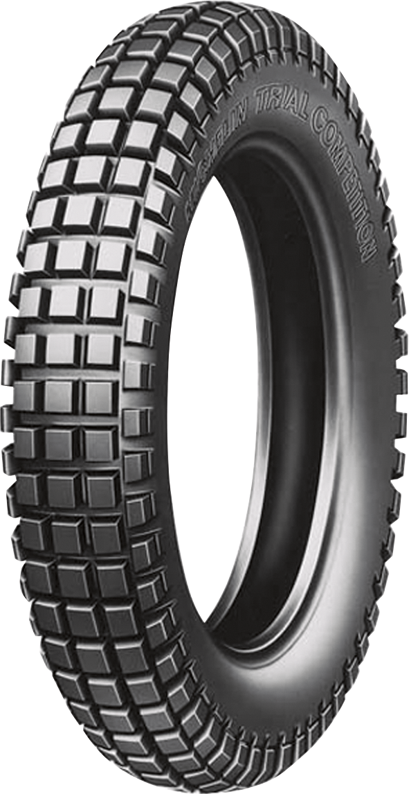 Michelin Trial Light front motorcycle tire 80/100-21 with tread pattern, designed for off-road riding and durability.