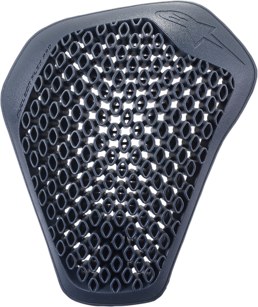 Alpinestars Flex Pro Shoulder Guards in large size, black protective motorcycle armor with adjustable straps.