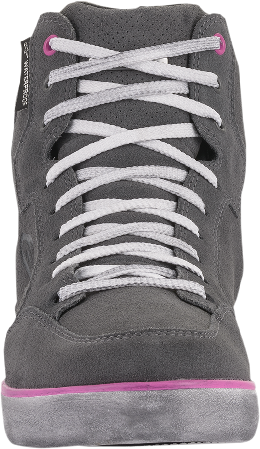 ALPINESTARS, Alpinestars J-6 Waterproof Women's Shoes - Gray and Pink, US 7 - Part 254222090957