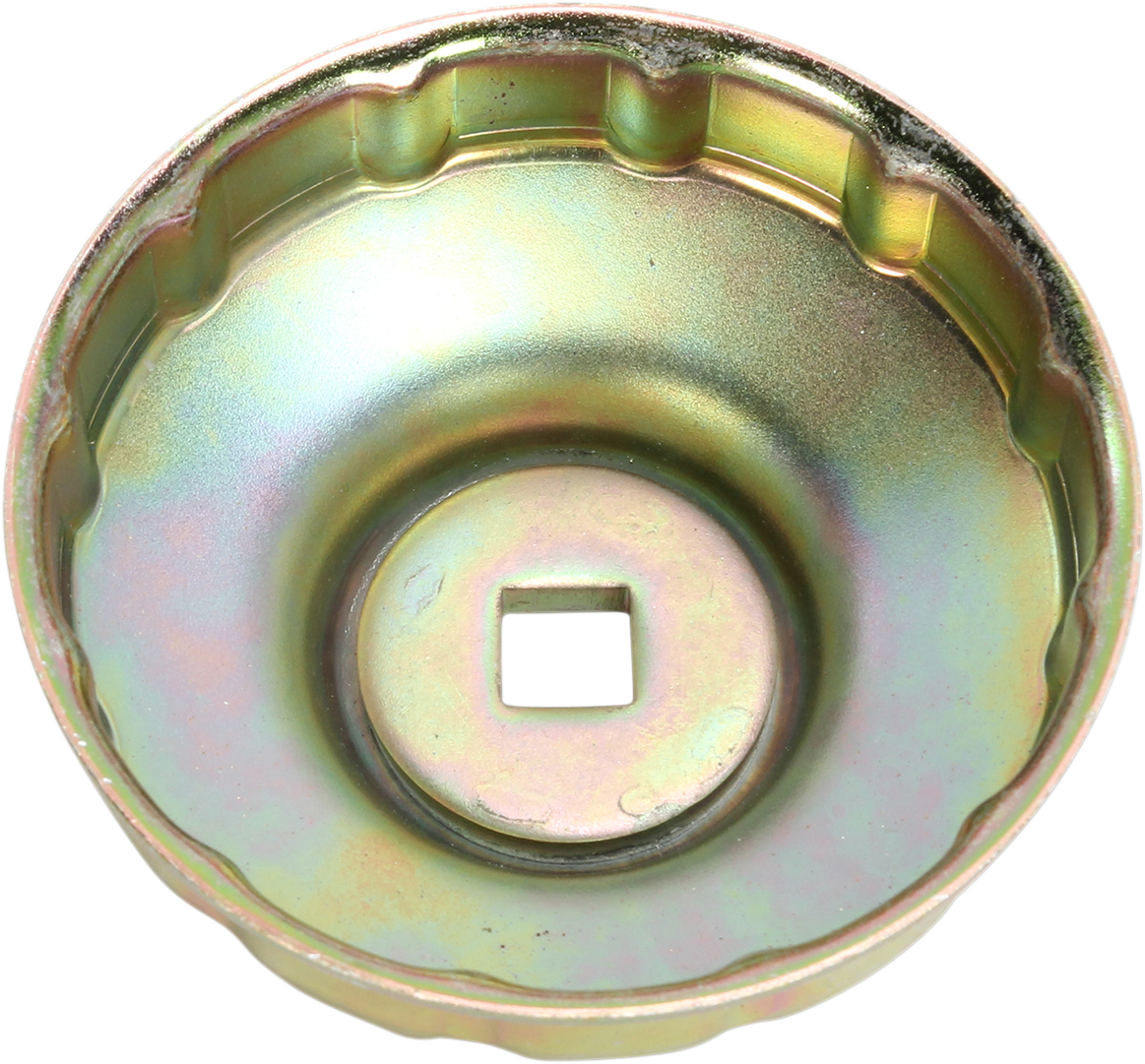 PARTS UNLIMITED 73 mm oil filter wrench for Aprilia motorcycles, designed for easy removal and installation of oil filters.