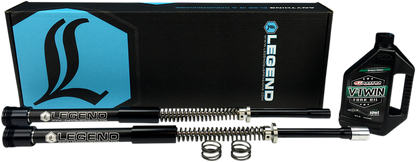 Legend Suspension Standard AXEO front suspension for 2014-2016 Trike, featuring 49mm diameter suspension components.