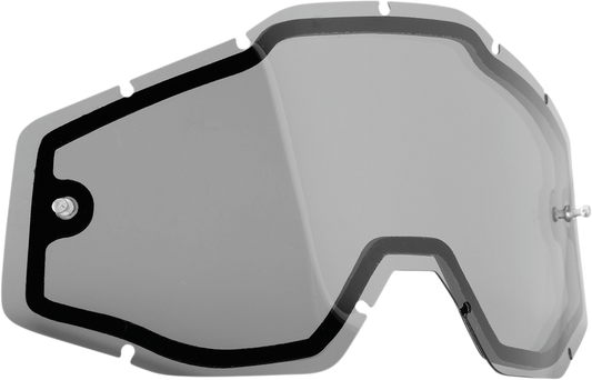 FMF PowerBomb/PowerCore dual pane smoke lens for motorcycle exhaust system, part number F-59007-00002, shown on a white background.