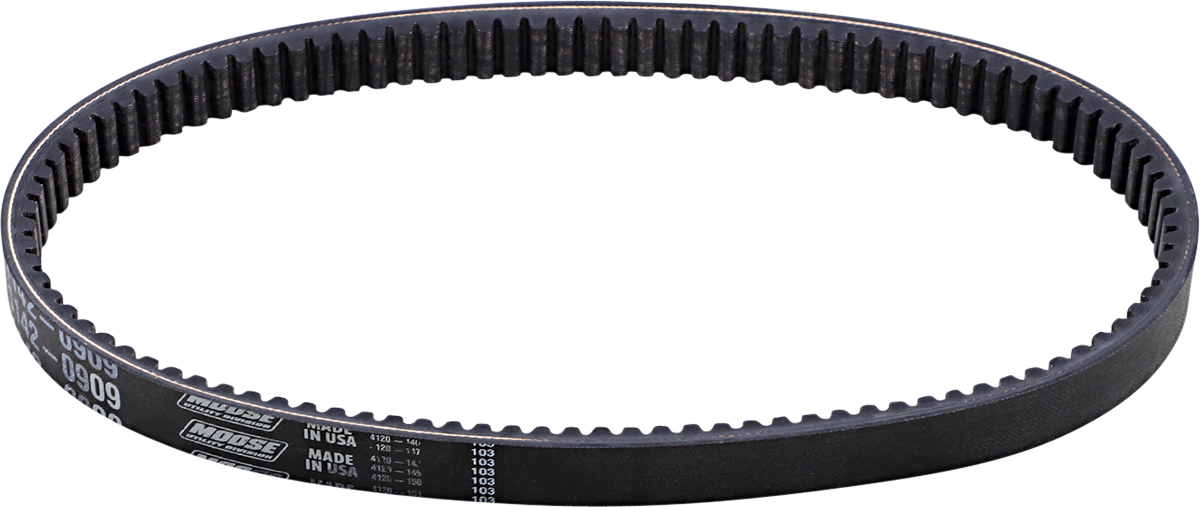 Moose Offroad Polaris Drive Belt 47-7127 with durable aramid cord construction for reliable performance on off-road vehicles.