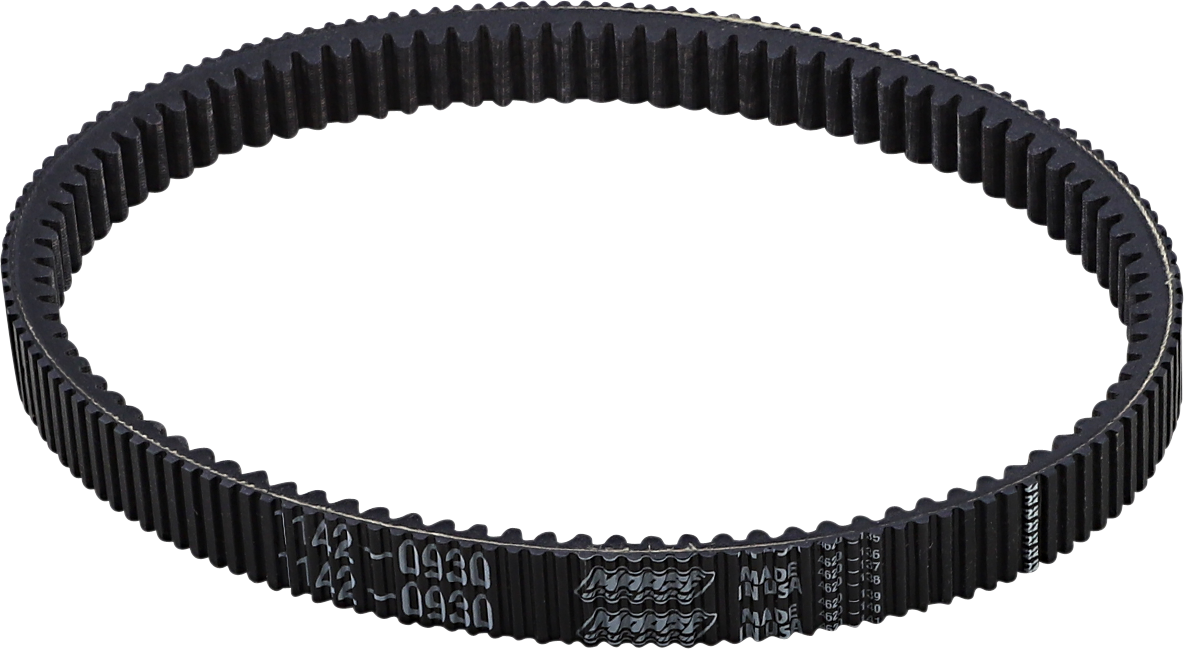 Moose Offroad drive belt for Arctic Cat and Textron vehicles, part number 47-7149, showing the black rubber belt with branding.