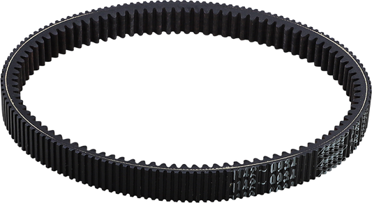 Moose Offroad drive belt for CF Moto 47-7153, black rubber ATV and off-road vehicle replacement belt, shown in close-up.