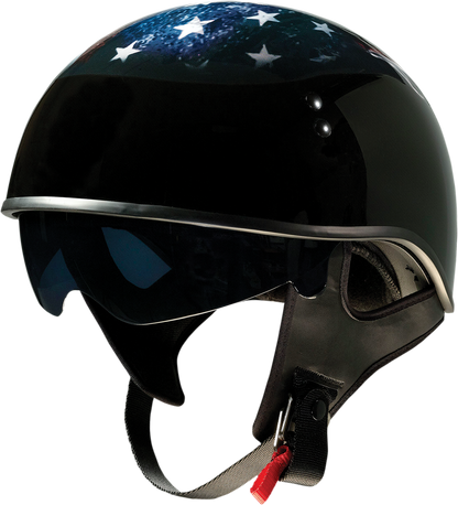 Z1R, Z1R Vagrant Helmet USA Skull Black Medium - Part 0103-1309