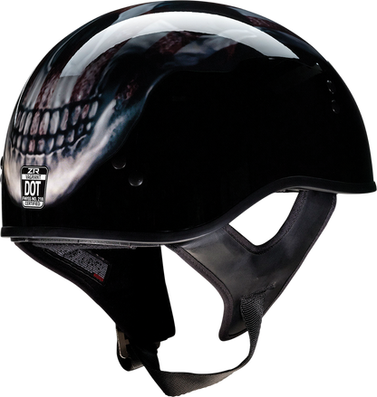 Z1R, Z1R Vagrant Helmet USA Skull Black Medium - Part 0103-1309