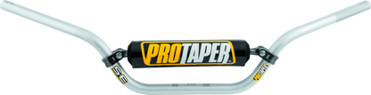 ProTaper SE ATV high handlebar in silver with ergonomic grips and mounting hardware for off-road motorcycles.