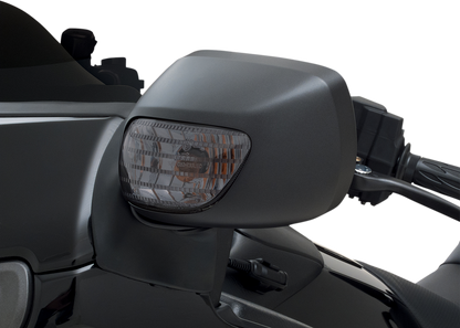 SHOW CHROME Front Turn Signal - 01-19 GL 1800/13-16 F6B - Smoke 52-733SK - Howling Moto