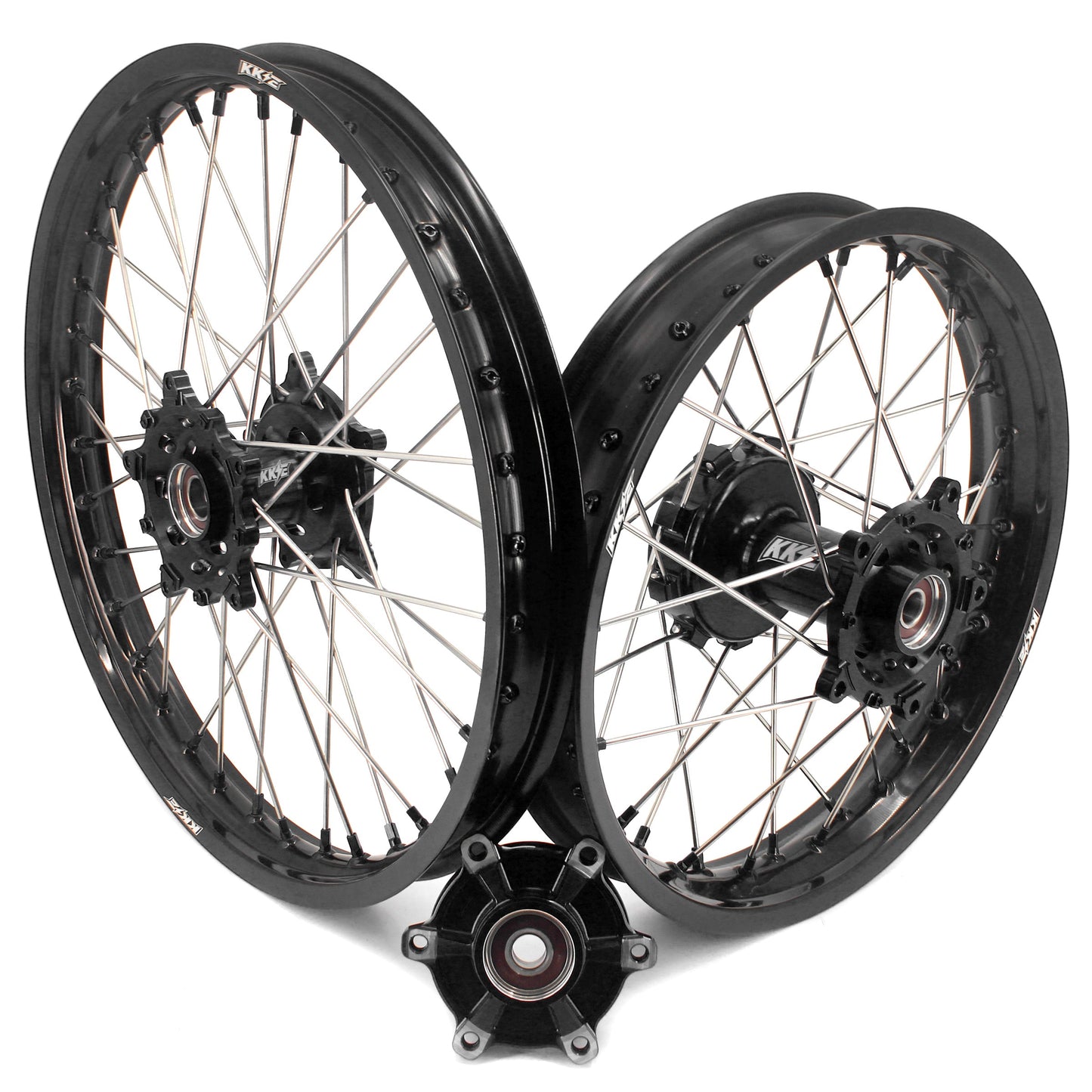 KKE 1.85*21 & 2.5*18 Motorcycle Tubed Spoke Wheels Rims Fit Yamaha Tenere 700 2019-2025 - Howling Moto