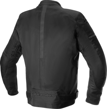 Alpinestars T SP X Superair motorcycle jacket in black with protective padding, shown in size XL, designed for riding comfort and safety.