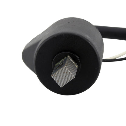 RM STATOR external ignition coil with spark plug cap for 1981 motorcycle models, part RMS060-105986, shown installed on engine.