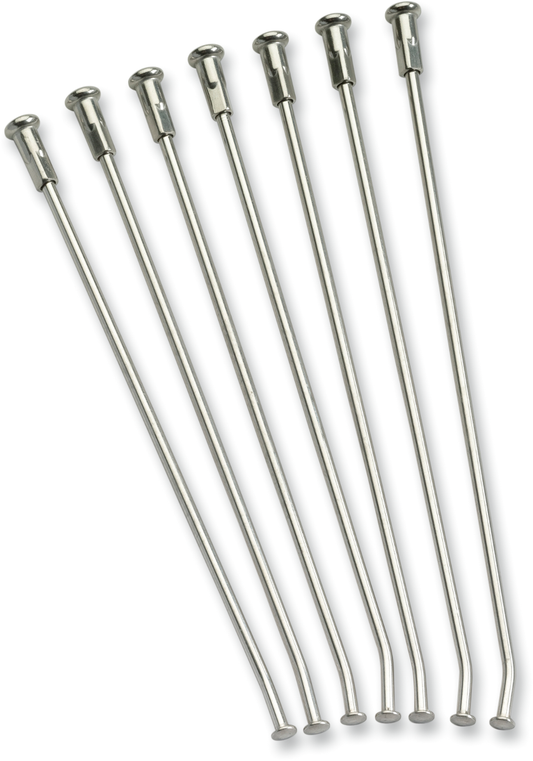 Stainless steel front spoke set for 21-inch Beta and Suzuki off-road motorcycles by Moose Offroad, part #1-22-411-S.