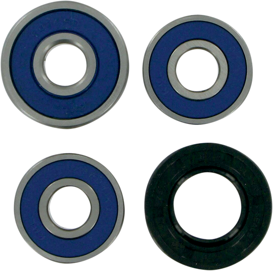 Moose Offroad rear wheel bearing kit for KLX and DR-Z 125 motorcycles, includes wheel bearing components.