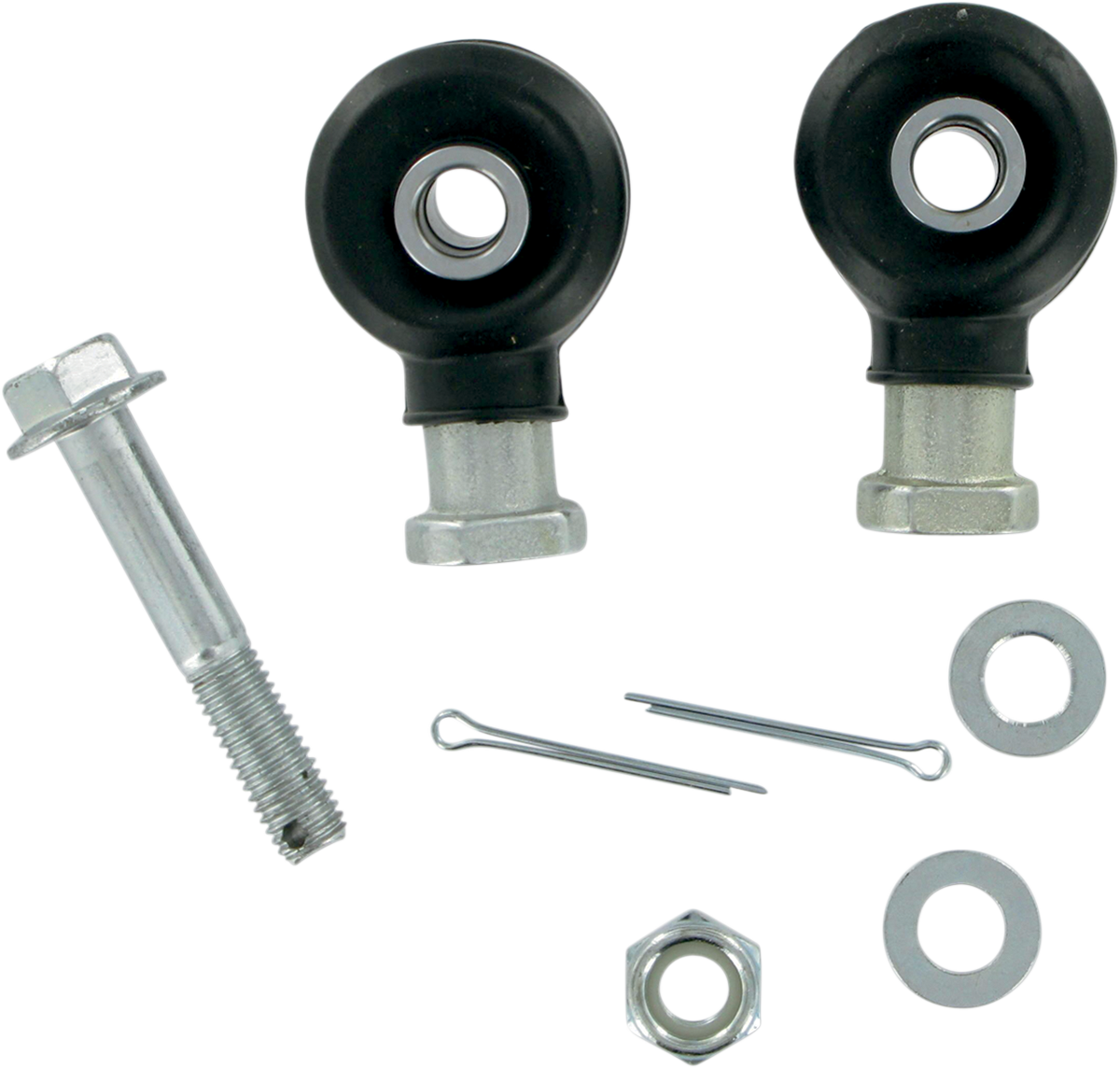 Moose Offroad Polaris tie rod end kit with front inner and outer replacement parts for off-road vehicles.